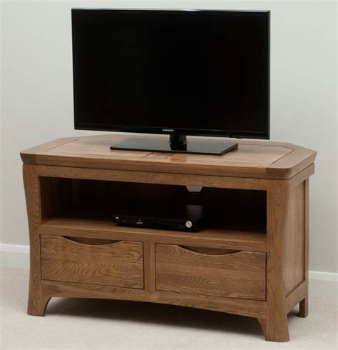 50 Inspirations Corner Oak TV Stands For Flat Screen Tv Stand Ideas