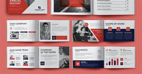 Annual Report Design Layout, Graphic Templates - Envato Elements