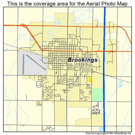 Map Of Brookings South Dakota Zip Code Map