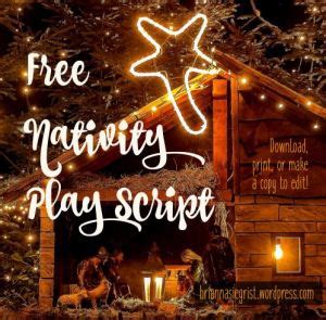 Free Christmas Nativity Play Script