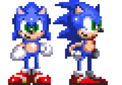 Modern Sonic Sprite Pixel Art Maker Sonic Sprite Png Stunning Free My ...