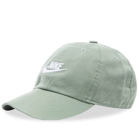 Nike Futura Washed H86 Cap In Green Modesens