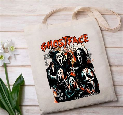 Ghostface Scary Movies Scream Tote Bag Ghostface Tote Bags Sold By