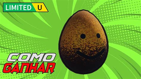 Como Pegar O Novo Item Gr Tis Limited Ugc Orange Shiny Noob Egg