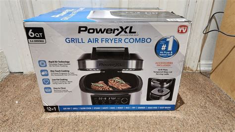 Power Xl Grill Air Fryer Combopower Xl 6 Qt 12 In 1 Indoor 752356831448 Ebay