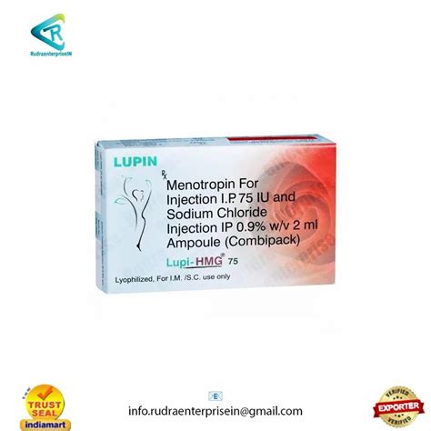 Menotropin Hmg 75 IU 150 IU Injection 2 Brand Puregref And Lupi HMG