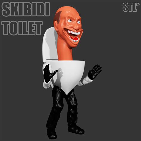 Skibidi Toilet Toilet Man 3d Fan Art 3d Models Download Creality Cloud