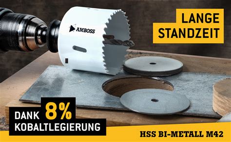 Amboss Ø68 mm Bi Metall HSS M42 Lochsäge Für Stahl Spanplatten