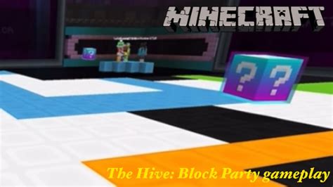 Minecraft The Hive Block Party Gameplay Youtube