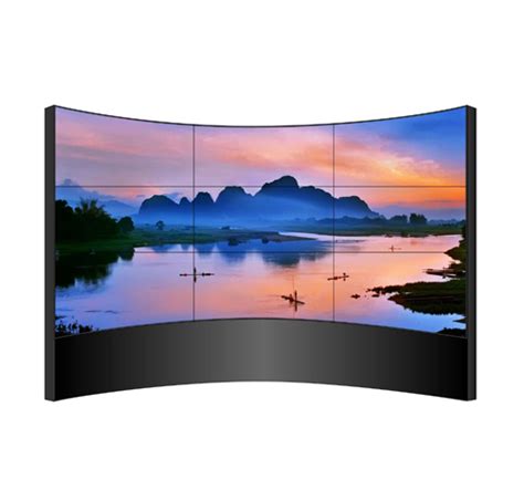 Curved Multi-Screen Video Wall LCD Digital Signage | Multitouch Tables ...