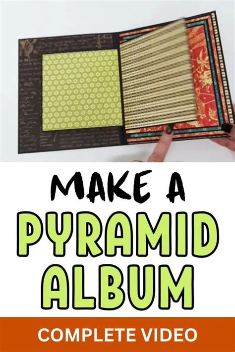 Make A Pyramid Album Video In Diy Mini Album Tutorial