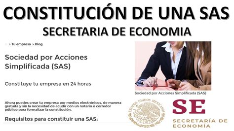 Constituye tu empresa fácilmente con SAS todo lo que necesitas saber