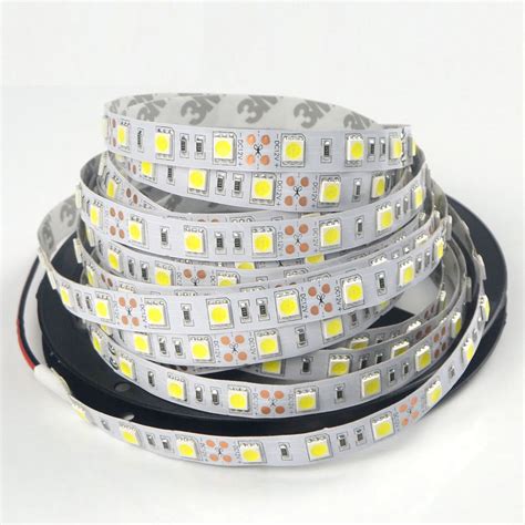 Banda Led Alb Rece 5050 60led M Ip20 12v 5 Metri