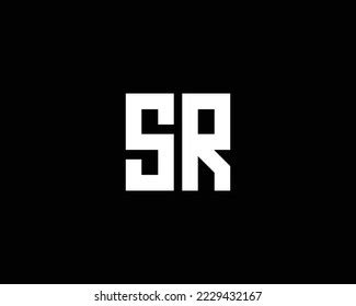 Sr Logo Design Vector Template Stock Vector (Royalty Free) 2229432167 | Shutterstock