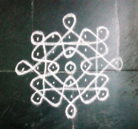 How To Draw A Simple Chikku Kolam Rangoli Border Designs Rangoli