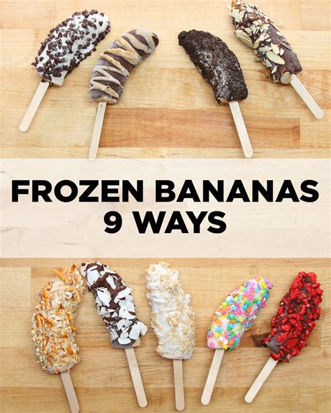 These Frozen Bananas 9 Ways Are The Perfect Delicious And Healthy