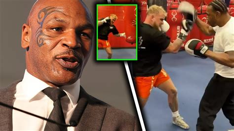 He S Scard Mike Tyson Shaken By Leaked Jake Paul Training Footage