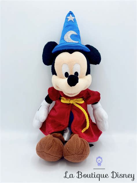 Peluche Mickey Mouse Fantasia Disney Parks Disneyland Paris Chapeau