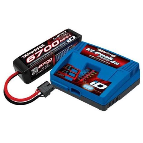 TRAXXAS PACK CHARGEUR 2981G 1 X LIPO 4S 6700MAH 2890X PRISE TRAXXAS