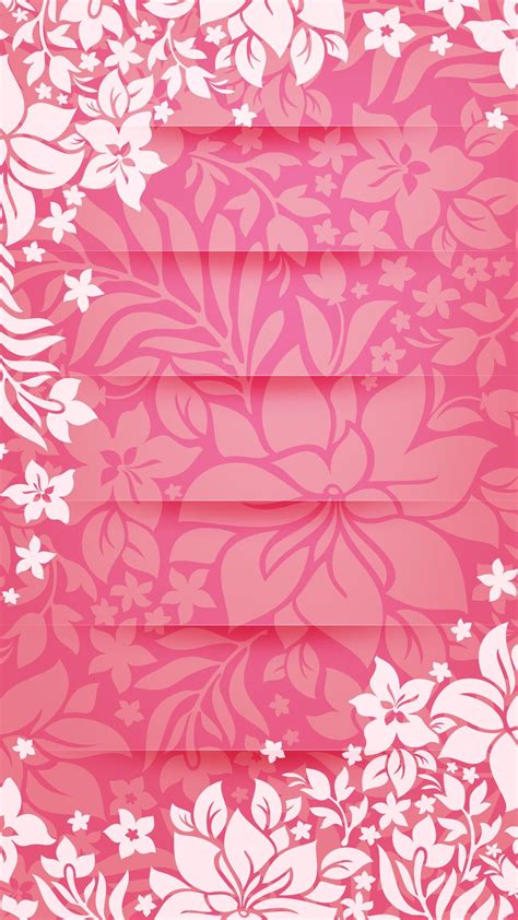 ↑↑tap And Get The Free App Shelves Flower Pattern Pink Tracery