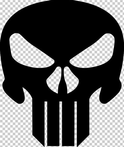 Punisher Logo PNG, Clipart, Art, Black And White, Bone, Cdr, Clip Art ...