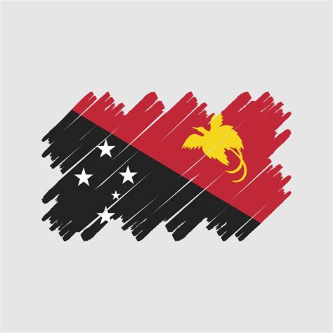 Papua New Guinea Flag Brush. National Flag 11081563 Vector Art at Vecteezy