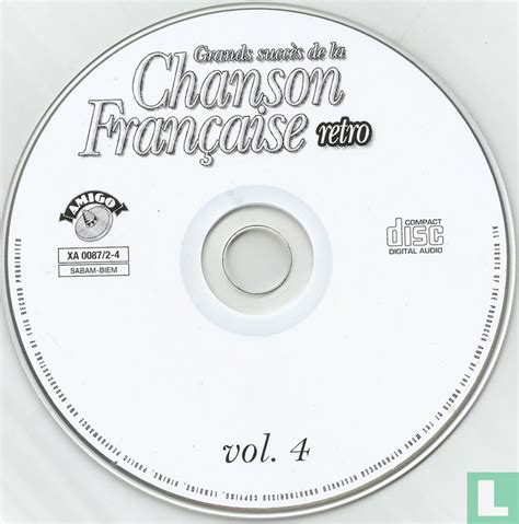 Grands succès de la chanson française retro 4 CD XA 0087 2 4 Diverse