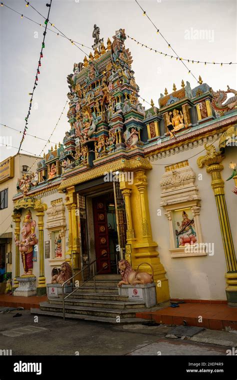 Sri Mahamariamman Temple George Town Penang Malaysia Stock Photo Alamy