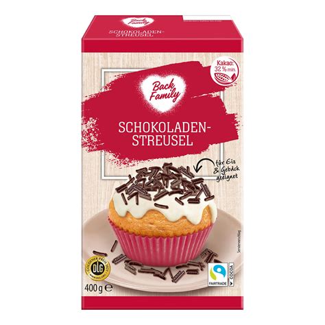 BACK FAMILY Schoko Streusel 400 g Schokoladenstreusel ALDI SÜD