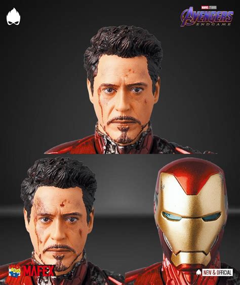 Medicom Mafex Avengers Endgame Action Figure Scale Iron Man