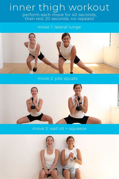 Inner Thigh Workout 10 Minute Routine Nourish Move Love