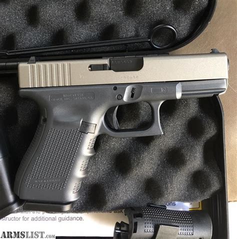 Armslist For Saletrade Glock 19 Gen4 W Grey Framesilver Slide