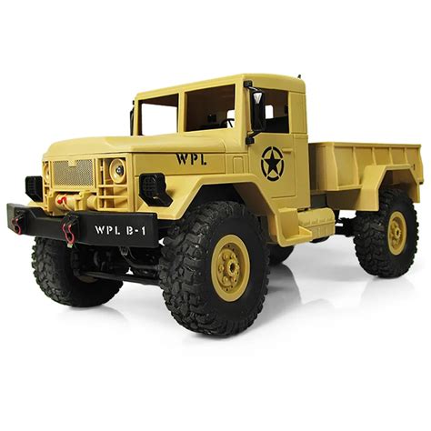 WPL B 1 1 16 Mini Off Road RC Military Truck 4WD RC Crawler Car With