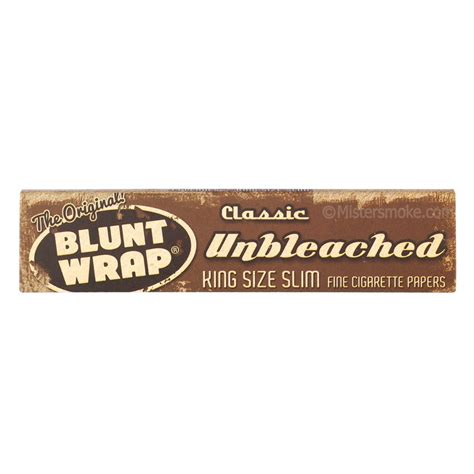 Blunt Wrap Unbleached Feuilles Rouler Slim Non Blanchies