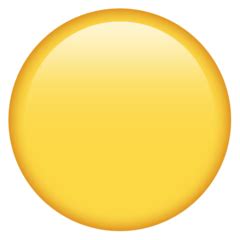 Yellow Circle Emoji Png Transparent Png Kindpng Images