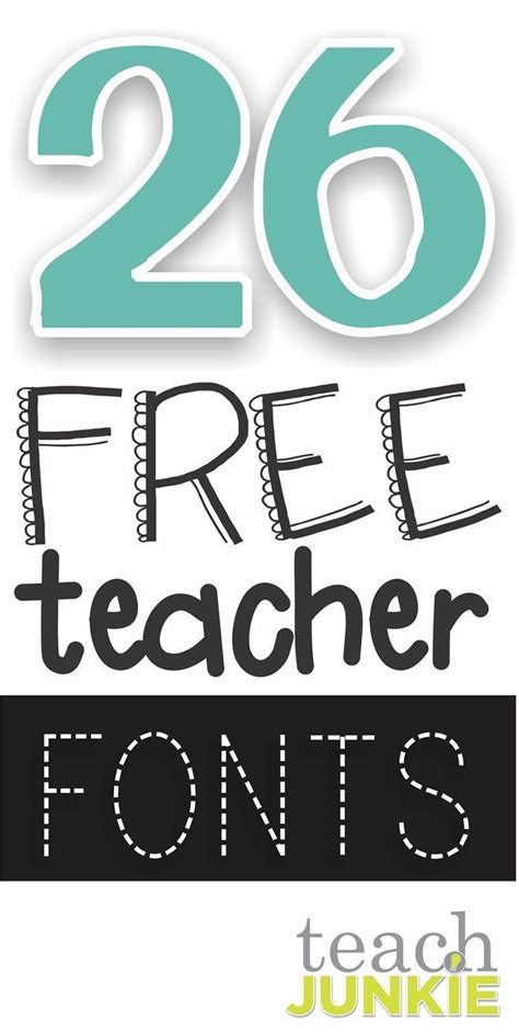 Free Fonts For Teachers Click To Find The Best 140 Free Fonts In The Teacher Style. - Printable ...