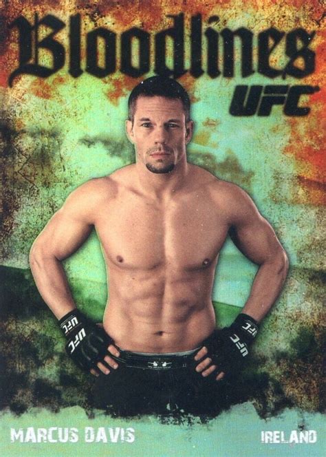 2009 Topps UFC Round 2 Bloodlines Insert BL10 Marcus Davis EBay