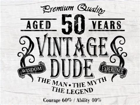 Vintage Dude Edible Cake Topper Party Supplies Party Décor