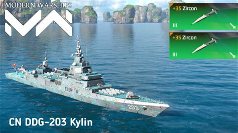 Modern Warships Cn Ddg Kylin With Full Zircon Missile Cn Ddg