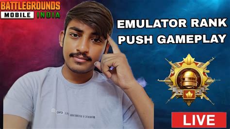 Bgmi Best Emulator Gameplay Bgmi Rank Push Live Bgmi Live Youtube