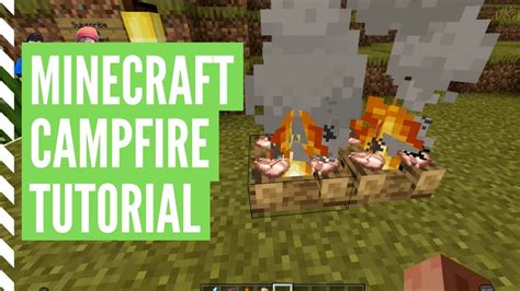 How To Make A Campfire In Minecraft Minecraft Campfire Tutorial Youtube