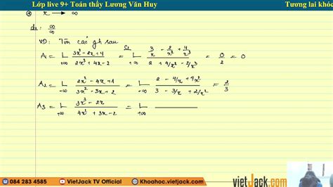 Cách tính lim khi x tiến tới âm vô cùng Hướng dẫn chi tiết và ví dụ