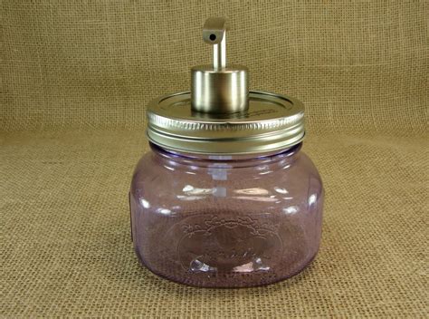 Hand Made Mason Jar Wide Mouth Soap Pump With Mason Jar