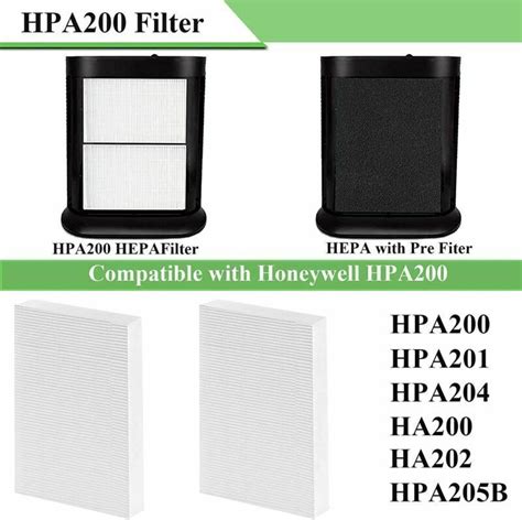 Replacement Hepa Filters For Honeywell Hpa200 Hpa100 Air Purifiers Hpa201 Ha202 Ebay