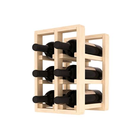 Adega Mini Rack Estante Colmeia para 6 Vinhos Rústica no Elo7