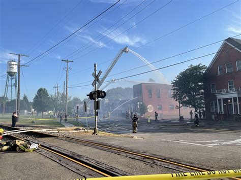 Photos Massive Fire Burns Buildings In Downtown Holly