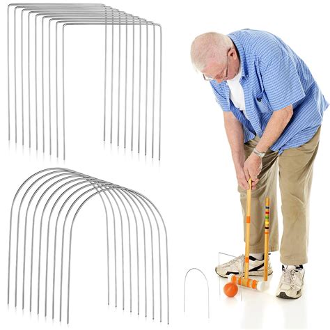 18 Pcs Croquet Wickets Replacement For Croquet 9 X 78