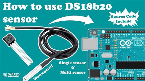 Tutorial Sensor Suhu Waterproof Ds B Arduino Single Sensor Multi