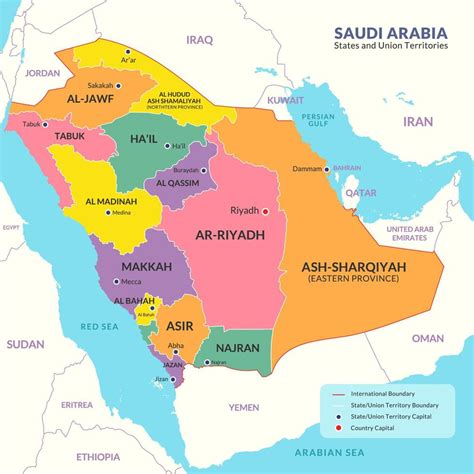 saudi arabia geographic region country map  education purpose
