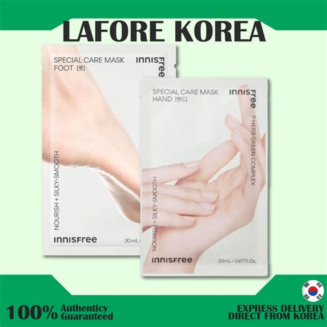 Innisfree Special Care Mask 20ml Hand Foot Shopee Singapore